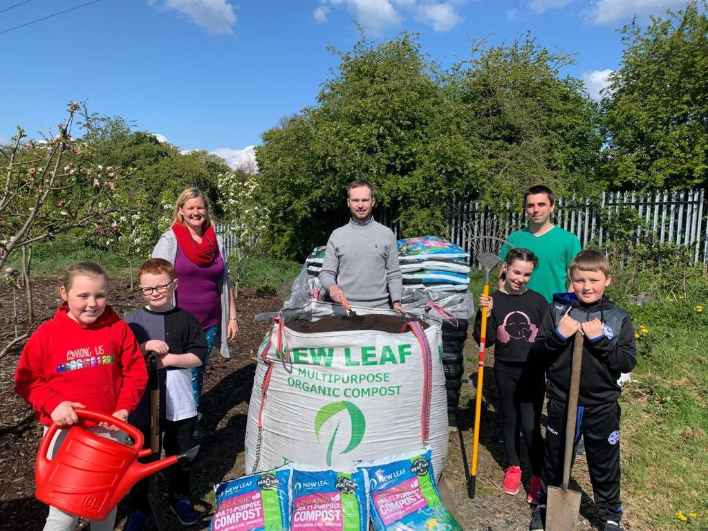 New Leaf Compost supports maintenance of community plots in Lurgan